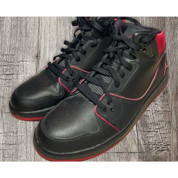 Nike Air Jordan red and‎ black men’s sneakers. Size 9.5 main image 3